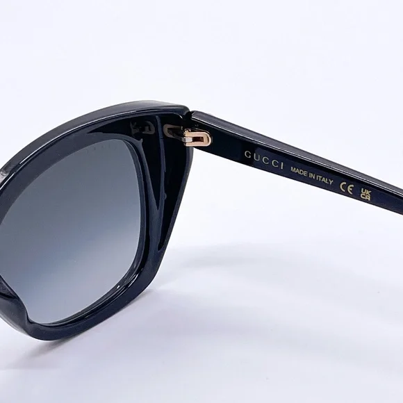 NEW GUCCI GG0921S 001 NEW COLLECTION WOMEN’S SUNGLASSES GUCCI CAT EYE FRAME - Picture 9 of 11